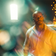 Shadow Moon (Ricky Whittle) stares at something magical.